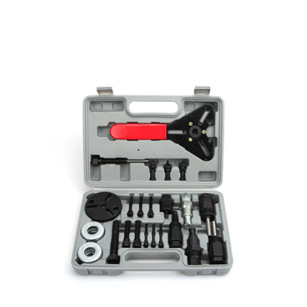 Car Air Conditioning Tool 23Piece Compressor Clutch Bearing Disassembly Kit With Suction Cup Puller For Diy Ac 9189345926877