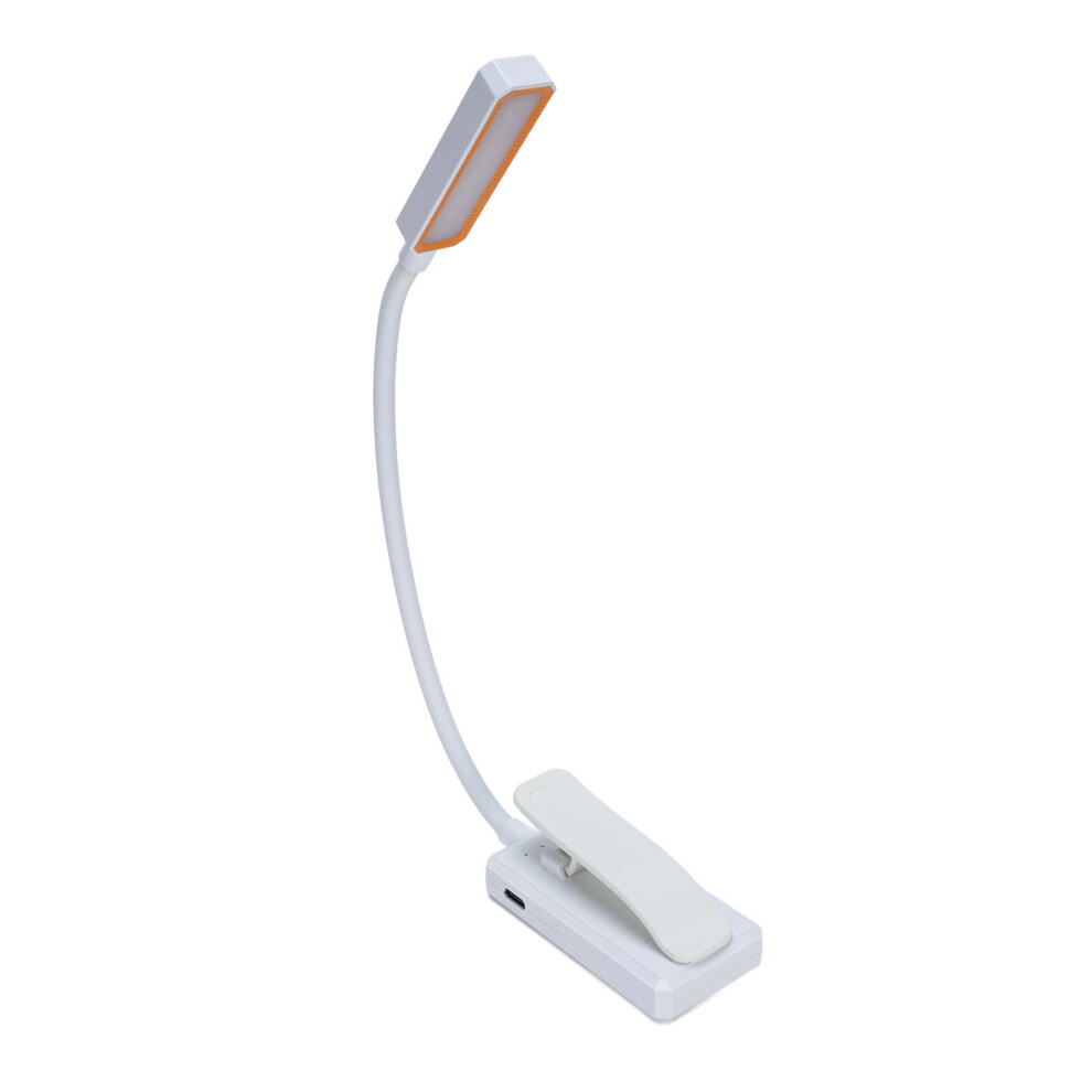 Leselampe zum Anklipsen, wiederaufladbar Ã¼ber USB,