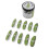 30 Karten Positive Pickle Dekoratives Glas 7