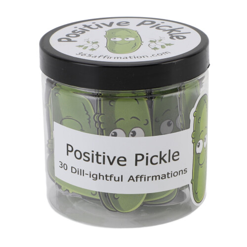 30 Karten Positive Pickle Dekoratives Glas 2