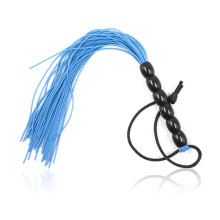 SM Whip Flogger Small Whips Short Fetish Flirting Whip Spanking Whip SM Bondage Sex Toy for Couples Flirting Adult Cosplay (Blue)
