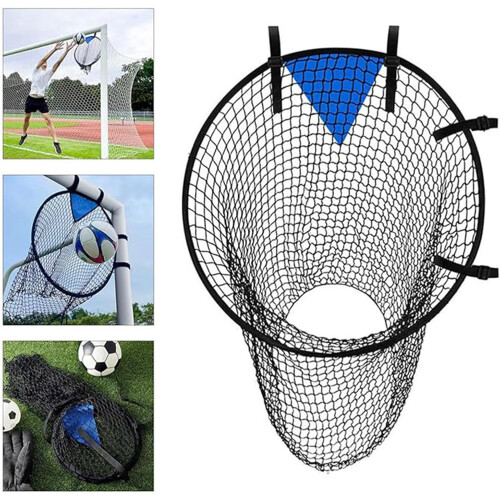 Bins Football Net Training Target Frame, Skill And Practice Net For  Corner Shots, Precision Net 2