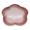 14cm Ceramics Fruit Dish with Elegant Blossoms-light pink 1