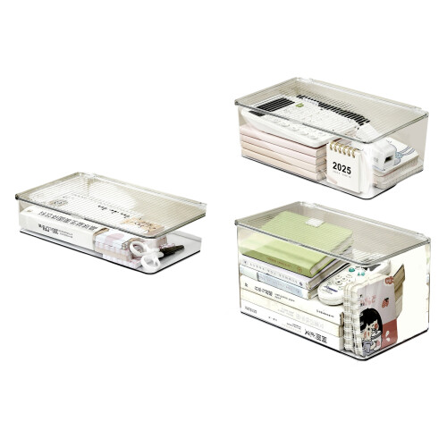 Boîte de rangement de bureau peu encombrante, étui-grand 1