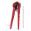 Moderner Nussknacker, verdicktes Aluminium, doppelte-Rotes Set 1