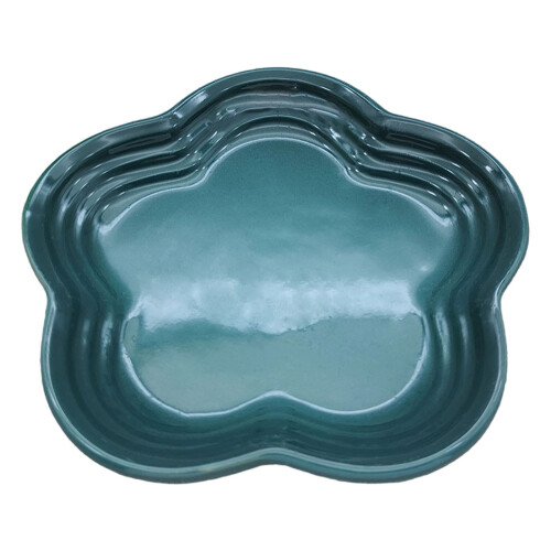 Ceramics Multifunctional Dish Ideal For Various Food-emerald