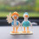 Packung mit 4 Enten-Motiven, Kunstharz-Kunsthandwerksfiguren, 3