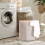 Crystal Cloth Fabric Obstruct Collapsing for Dirty Clothes and 2