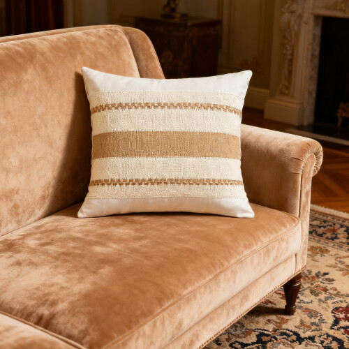 Housse de coussin bohème, plusieurs couleurs-vert clair 45x45cm 1