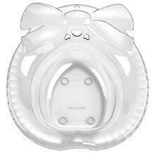 Sitz bath basin for toilet seat for pregnant women, postoperative sitz bath basin care, transparent design for comfortable use.