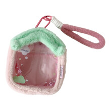 Zachte PVC-pluche pop-supervisortas Dimensionaal-Roze