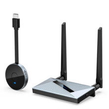 5GHz Wireless Transmitter and Receiver Kit 164Foot Range 4K@30Hz 1080@60Hz Compatible Display Dongle for Laptops
