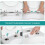 Soft Close Square Toilet Seat White Urea Formaldehyde Quick Release Easy Clean 360 Adjustable Hinge 4