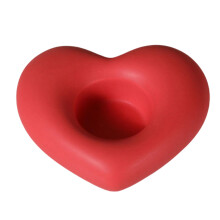 Ceramic Taper Candle Holders Retro Candlestick-matte red