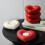 Ceramic Taper Candle Holders Retro Candlestick Holders-White 5