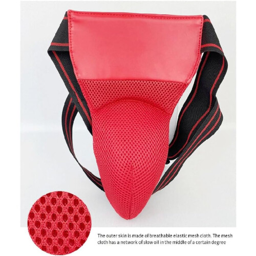 Taekwondo Kickboxing for Martial Arts Training Men Jockstrap Abdominal Protector Size L 2