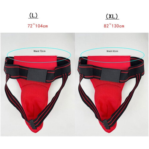 Taekwondo Kickboxing for Martial Arts Training Men Jockstrap Abdominal Protector Size L 1
