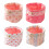 Household Foldable Quilted Bin Space Saving-rosette flowers 2