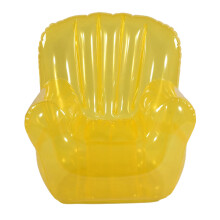 Transparent Inflatable PVC Sofa Chair Heavy-Transparent yellow