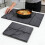 Foldable Diatomite Drying Mat Marble Design High-Light Grey 4