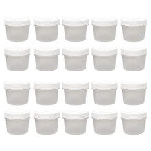 Microwaveable PP Storage Jars For Homemades-white cover 160ml