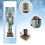 Wooden Nutcrackers King Figure Christmas Decoration-LL0129 7