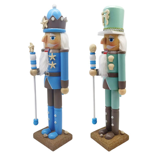 Wooden Nutcrackers King Figure Christmas Decoration-LL0129 1
