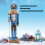 Wooden Nutcrackers King Figure Christmas Decoration-LL0129 6