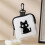 Fashionable Storage Solution For Women's-White flowers on bla 5