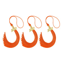 2026 Commemorative Tassels For Graduation Cap Rayon-Orange