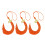 Rayon Graduation Tassels 2026 Edition Secure Fastening-Orange 1