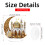 Eid Mubarak 2D Flat Acrylic Moon Castles Ornament Decorative 3