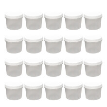 Leakproof Microwaveable Snacks Cups With-white cover 400ml