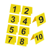 Pack Of 10 Durable Plastic Crime Scene Evidence Markers For