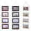 Hanging Collage Picture Frames Set 4Opening Horizontal-White 2