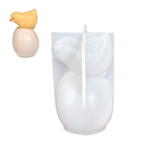 Holiday Silicone Craft Mould Easters Eggs Chick Design Candle-2