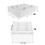 Multipurpose Plastic Organizers Box With-Trumpet 8 cells 4