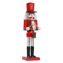 Classical Wooden Nutcrackers Soldier Figurine-Red drum model