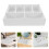 Multipurpose Plastic Organizers Box With-Trumpet 8 cells 7