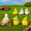 8Pcs Tiny Parrot Mini Resin Parrot Figurines for Garden 4