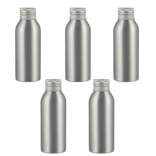 5Pieces Aluminum Efficient Water Bottles Sealed Lid-100ml