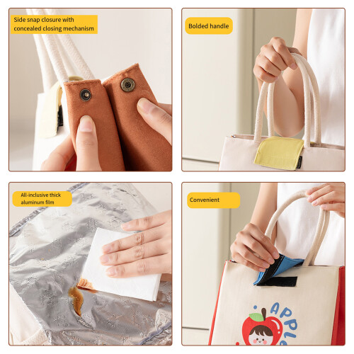 Conteneur à déjeuner isolé, pochette de-Nourriture délicieuse 1