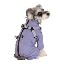 Comfortable Dog Raincoats Puppies Rain Ponchos New-Purple 6XL