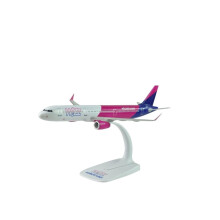 Small Model Aircraft A321 Aircraft Model Toy Suitable for Wizz Air 22 cm Assembled Resin Base Static Display Airliner Collection Miniature Models