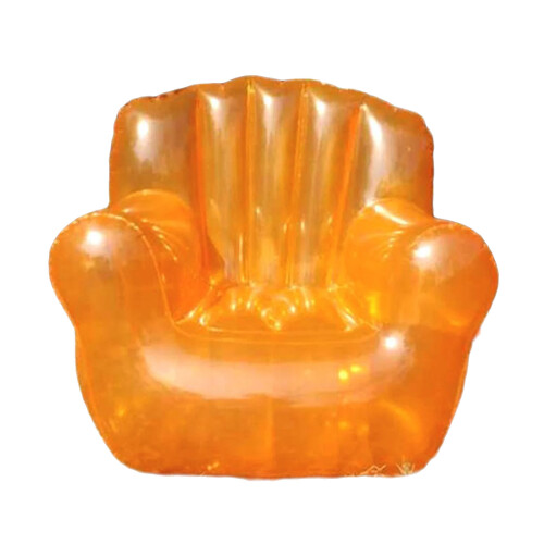 Transparent PVC Inflatable Sofa Durable Construction-cheng she