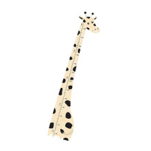 Holz-Wachstumstabelle, schönes Giraffen-Design, Höhenlineal für
