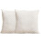 Bean Velours Kussensloop Glad Polyester Stof Home Styling-Wit 1