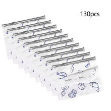 Pak van 130 kleine recyclebare aluminium zakken voor- S