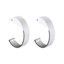 2Pcs Purse Holder Hook for Desk Organizing Bags Umbrellas-White