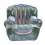 Space Saving Inflatable Sofa Clear High Elasticity PVC-Clear 1